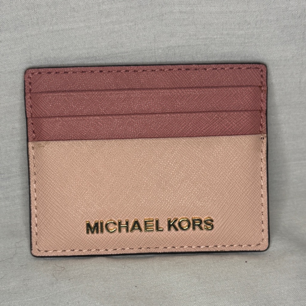 ✨ Michael Kors Blush & Rose Card Case ✨